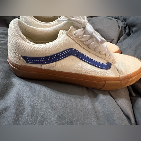 Old Skool Pro Vans marshmallow and blue - Picture 3 of 6